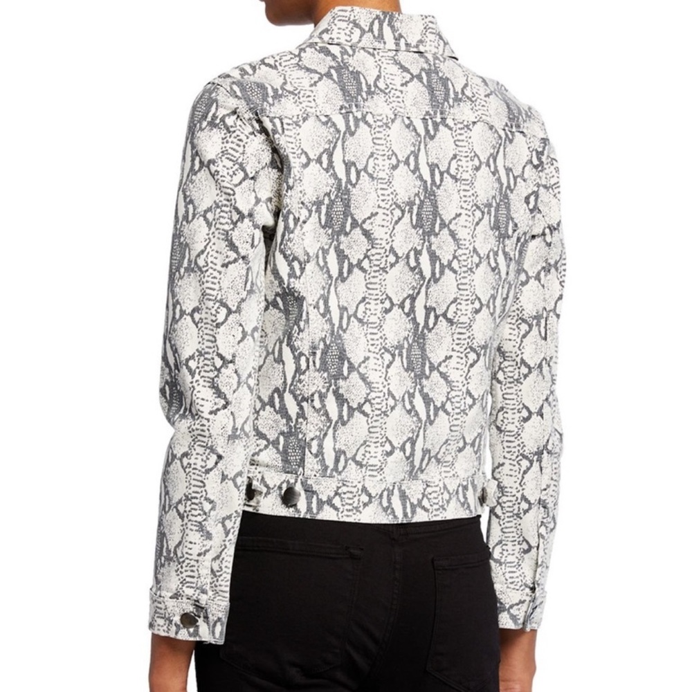 Frame Denim “gris multi” python jacket - Picture 2 of 9
